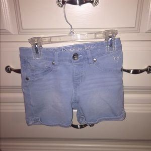 Denim, stretchy shorts!